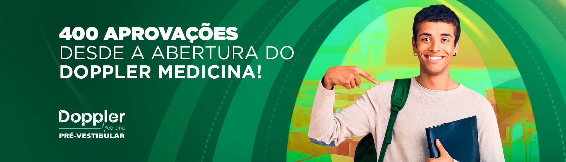 400 aprovações banner