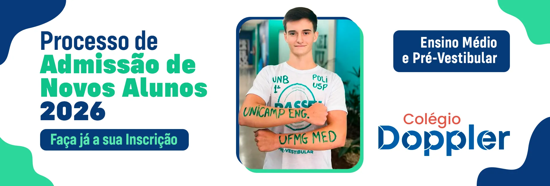 Processo de Adimissão para novos alunos